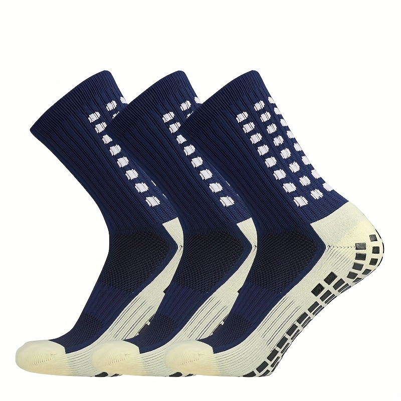Football Socks Men Women Sports Square Silicone Non-Slip Gripl Socks  Calcetines Antideslizante Futbol