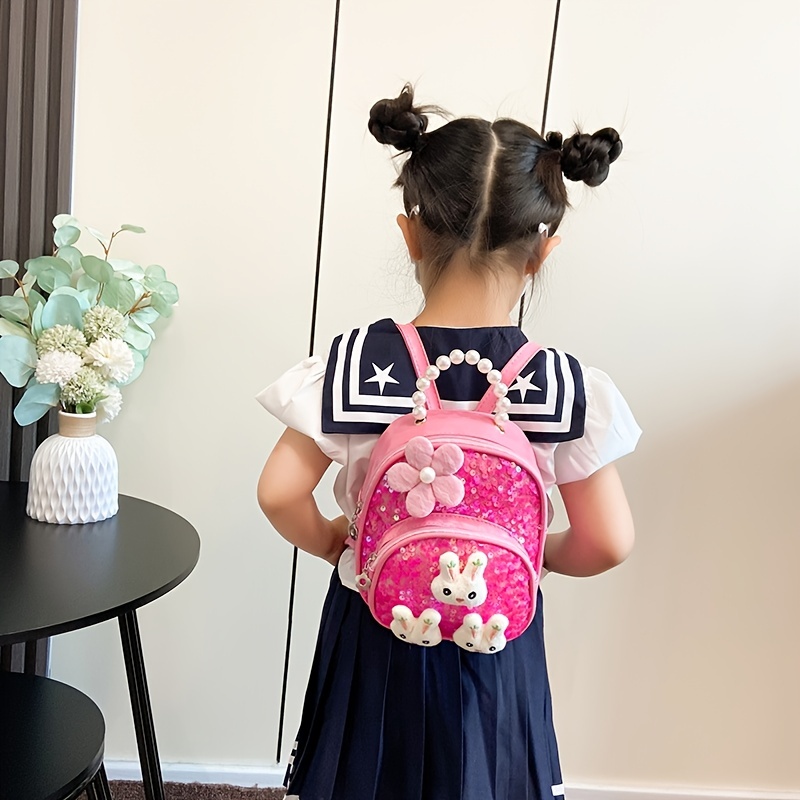 Sequin Rabbit Backpack for Kids