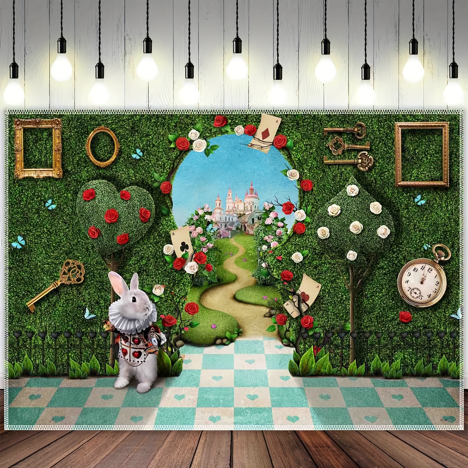 Wonderland Enchanted Tea Party Polyester Photography - Temu