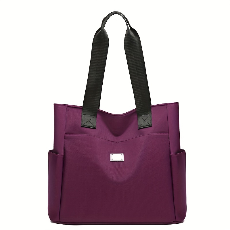 Simple Casual Handbags and Purses Women's Solid Color Underarm Bags  Versatile Shoulder Bags for Women(Purple) 