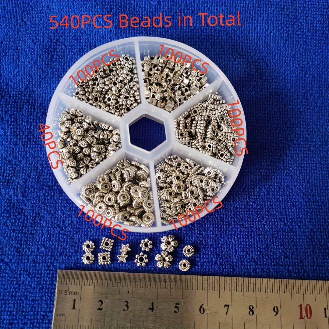 Square Metal Spacer Beads