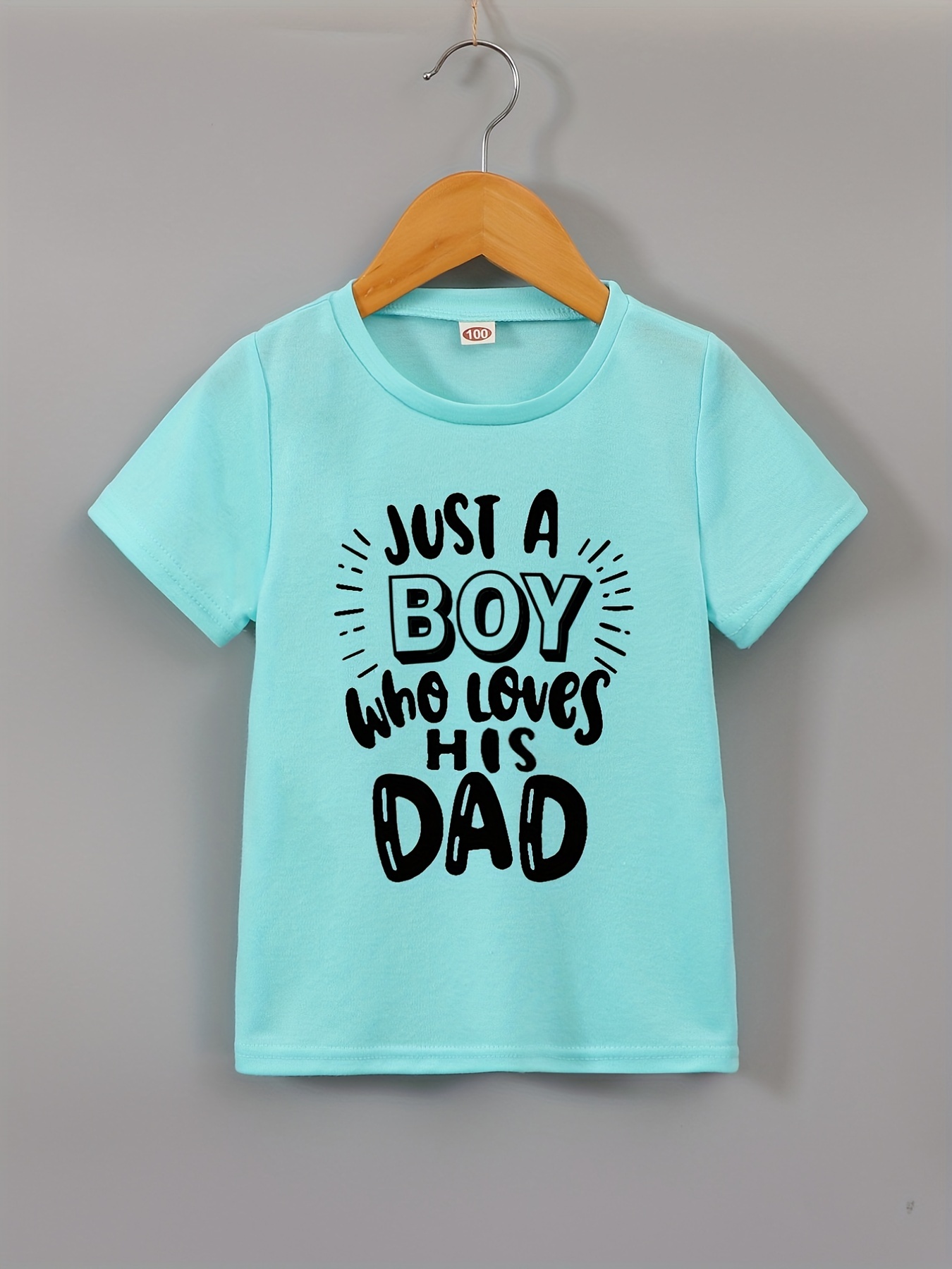 Boys Funny Little Man And Ive Got Your Back Letter Print Boys Creative T  Shirt Casual Lightweight Comfy Short Sleeve Crew Neck Tee Tops Kids  Clothings For Summer - Kids' Fashion 