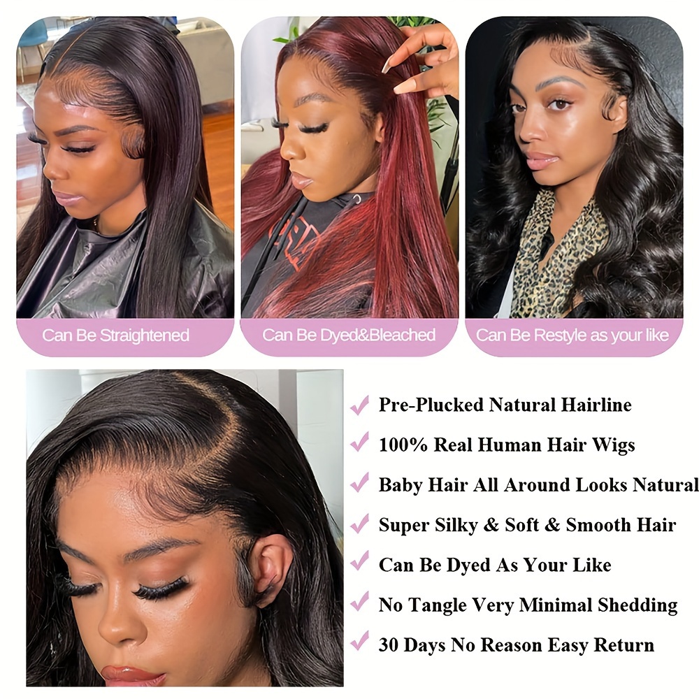 5x5 HD Lace Closure Human Virgin Hair Body Wave Pre Plucked Swiss Lace 5x5  Closure with Baby Hair Bleached Knots Natural Color Free Part