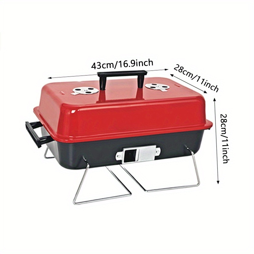 Griglia Portatile Esterno 1pc Coperchio, Griglia Brasata Fornello Barbecue,  Griglia Tromba Pieghevole In Acciaio Inossidabile Uso Domestico  Multifunzionale, Acquista , Risparmia