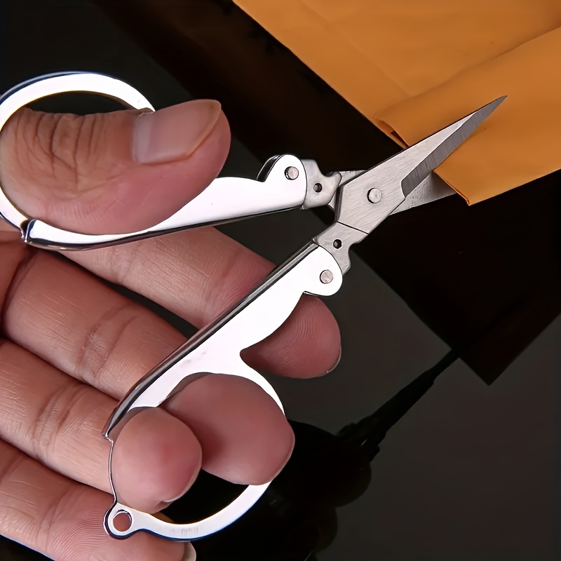 24Pcs Folding Scissors Portable Travel Scissors Mini Folding