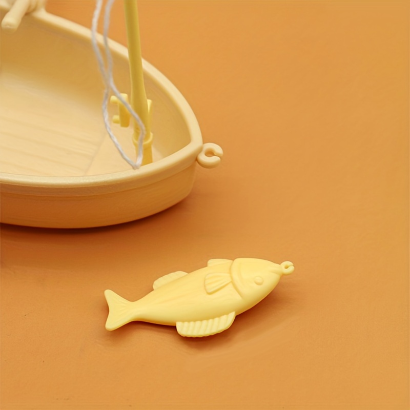 Toy Boat Bathtub Toy With 2 Mini Swimming Circles Fishing - Temu
