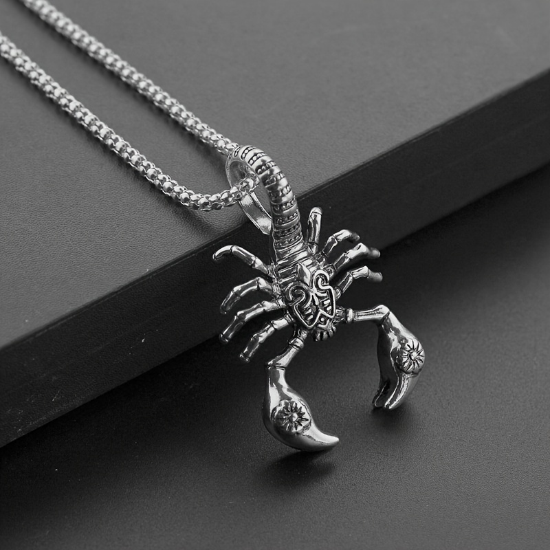 Bolo Cravate Scorpion Bleu - Collier De Mariage Style Western, Neuf Avec étiquettes