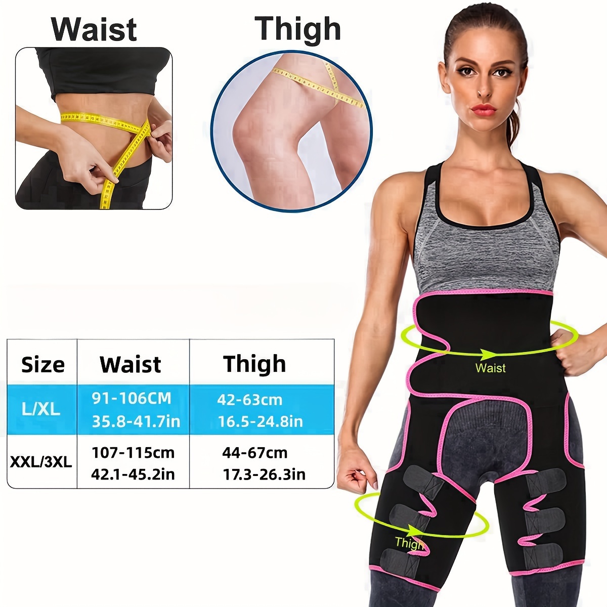 2024 New Sweat Belt, Abdominal Waist Wrap Protector, Sports Beauty