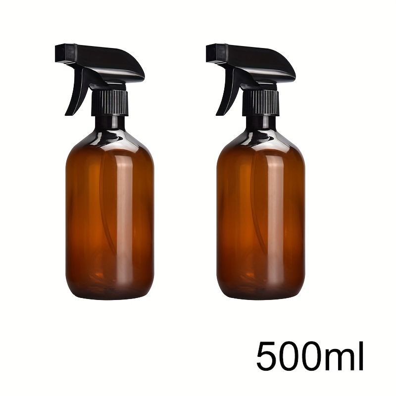 8-Ounce Amber Glass Spray Bottles (2 Pack); Brown Boston Round