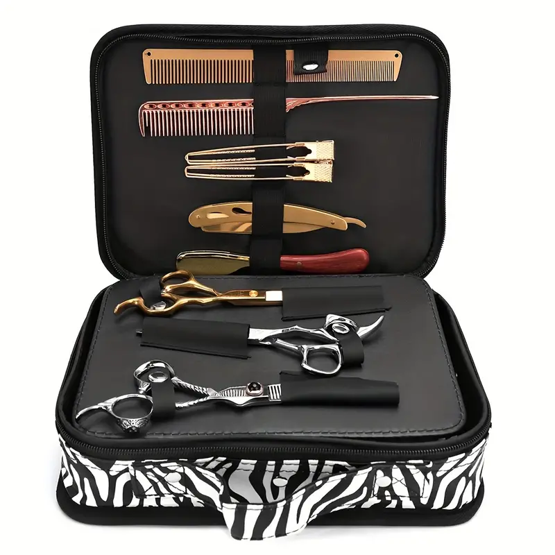 Hairdresser Handbag Hairdressing Clipper Comb Tools Storage Box Pu Leather  Large Capacity Makeup Tools Bag - Temu United Arab Emirates