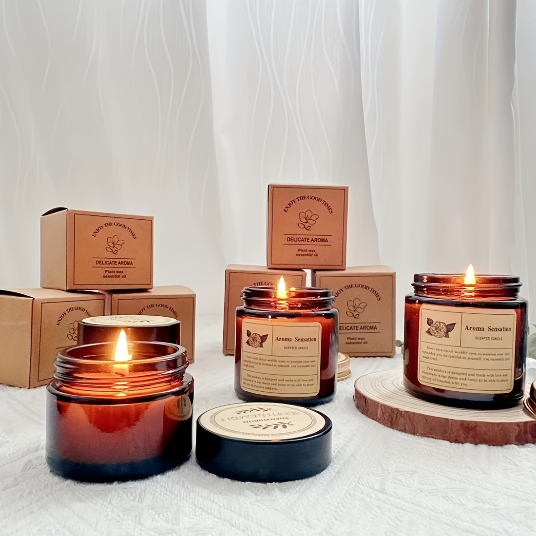 Scented Candles aromatherapy Glass Jar Candles wedding Gifts - Temu