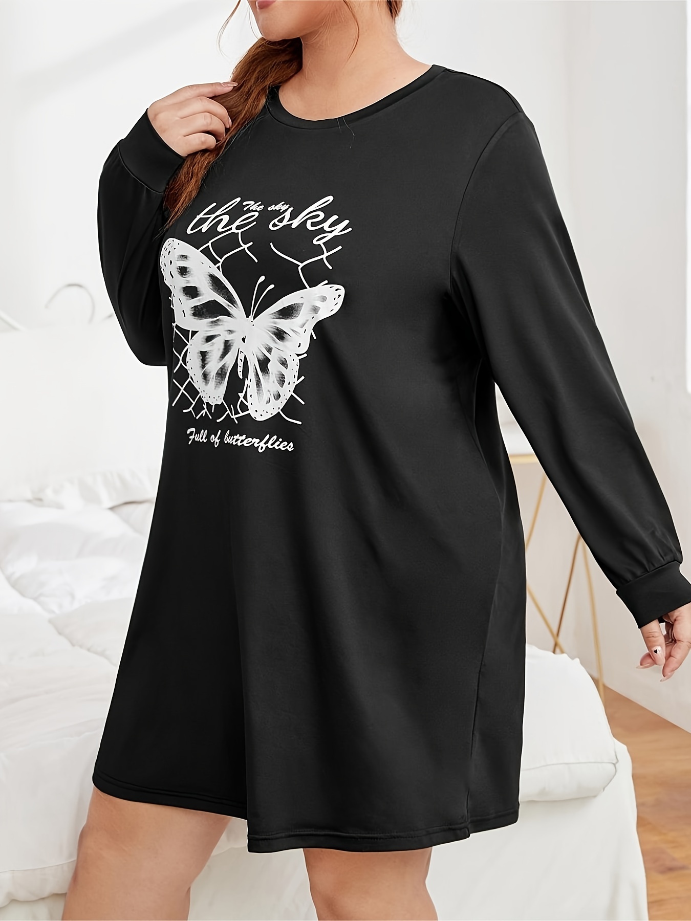 Butterfly Graphic Sleep Dress