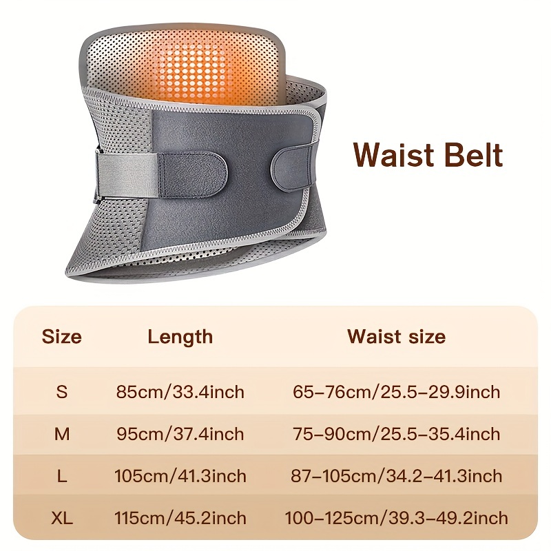 1pza Soporte Lumbar Espalda Inferior Transpirable Ajustable - Temu