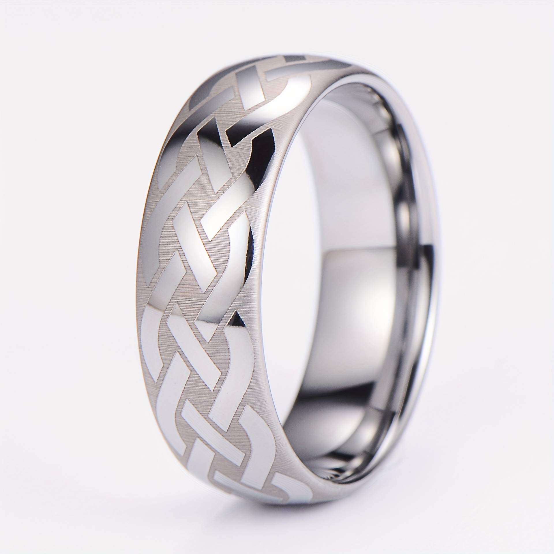 Mens celtic wedding bands on sale tungsten