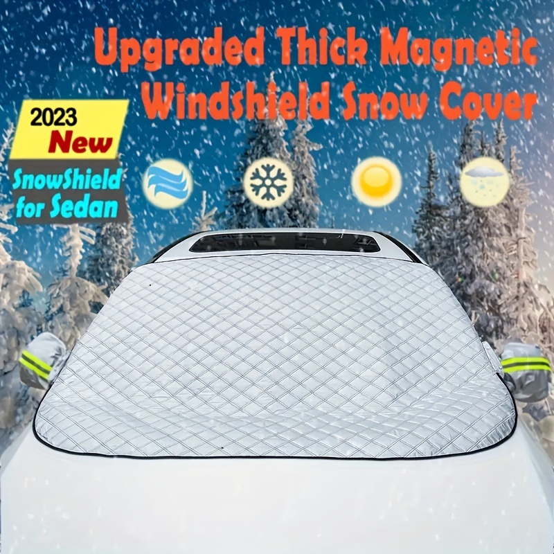 Car Snow Cover Front Windshield Cover Anti frost And Anti - Temu
