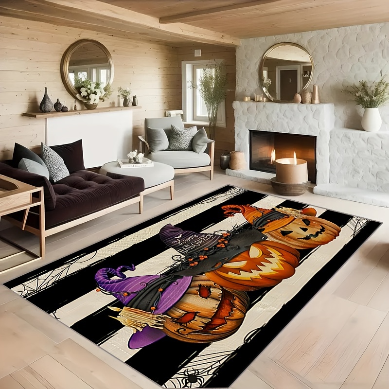 The Holiday Aisle® Irey Ghost Party-Halloween Kitchen Rug Mat Set Non Slip  Decorative Soft Floor Mat