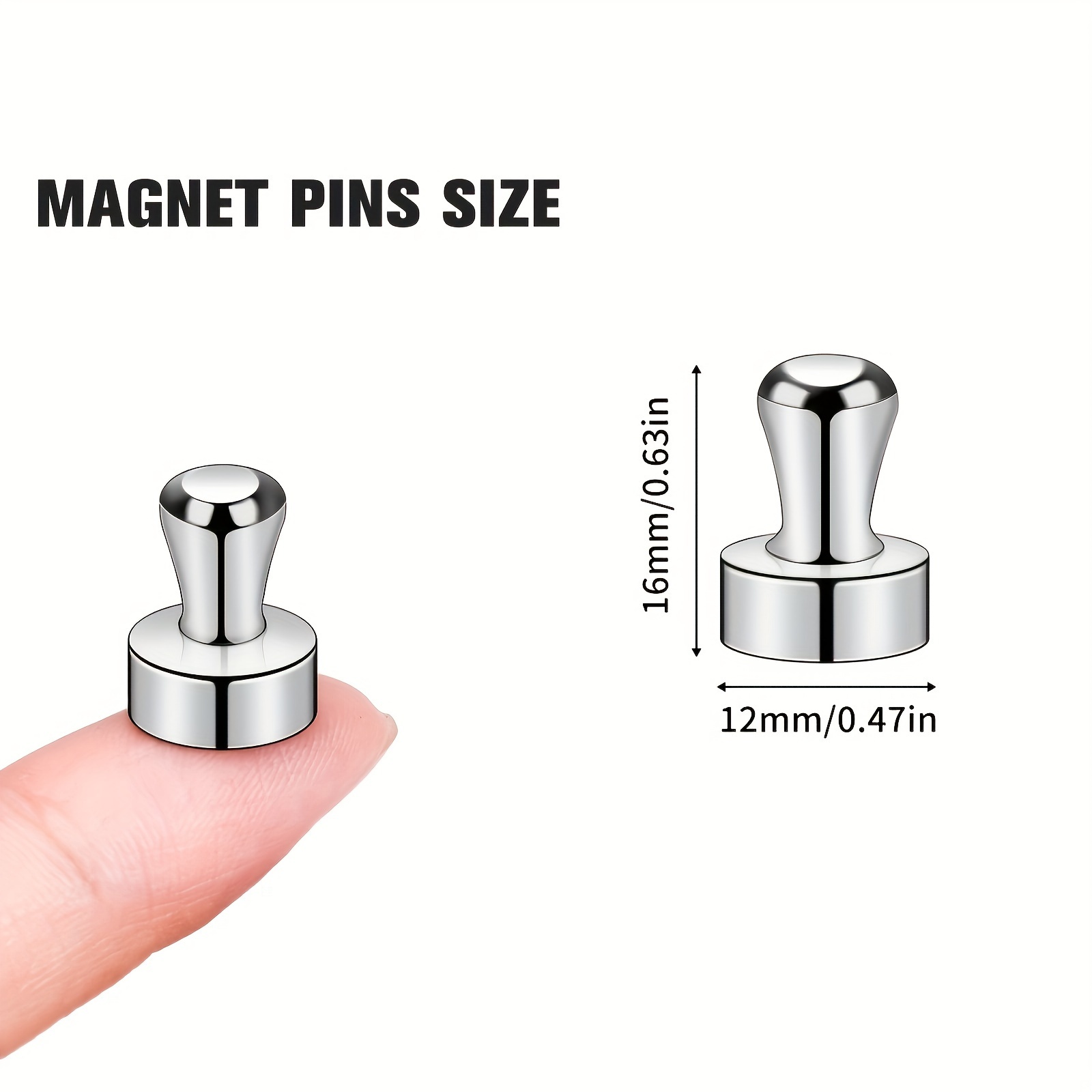 Strong Magnets Magnetic Push Pins Fridge Magnets Small Push - Temu