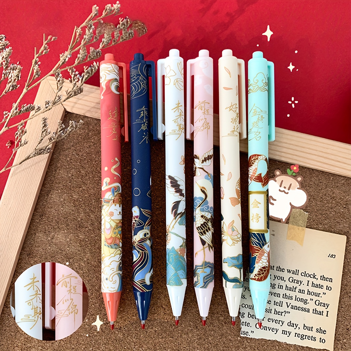  BEMLP Mechanical Pencils 0.5mm Cute Kawaii Sushi Food Press  Automatic Mechanical Pencil Writing Drawing School Office Supply Student  Stationery 6 Pcs : Office Products