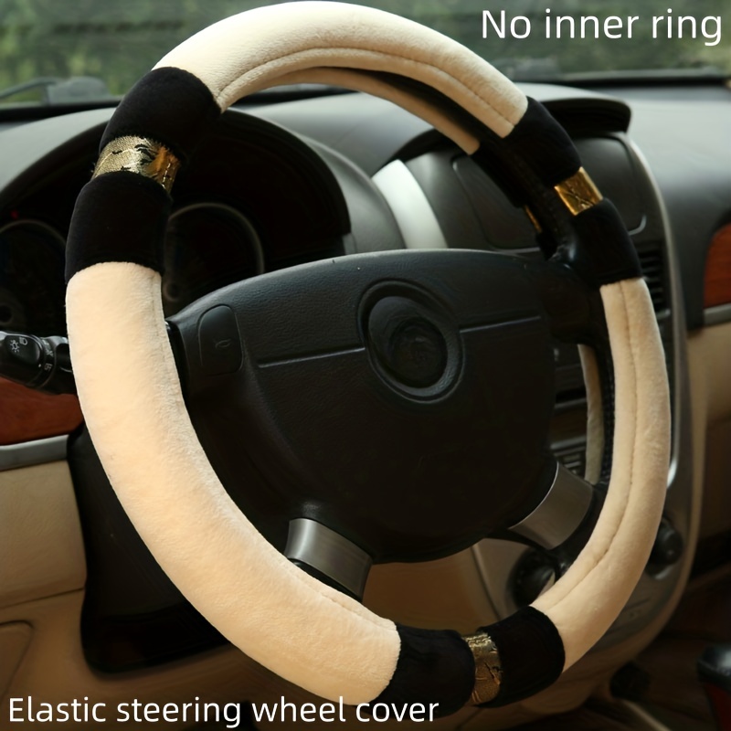 black lv steering wheel cover
