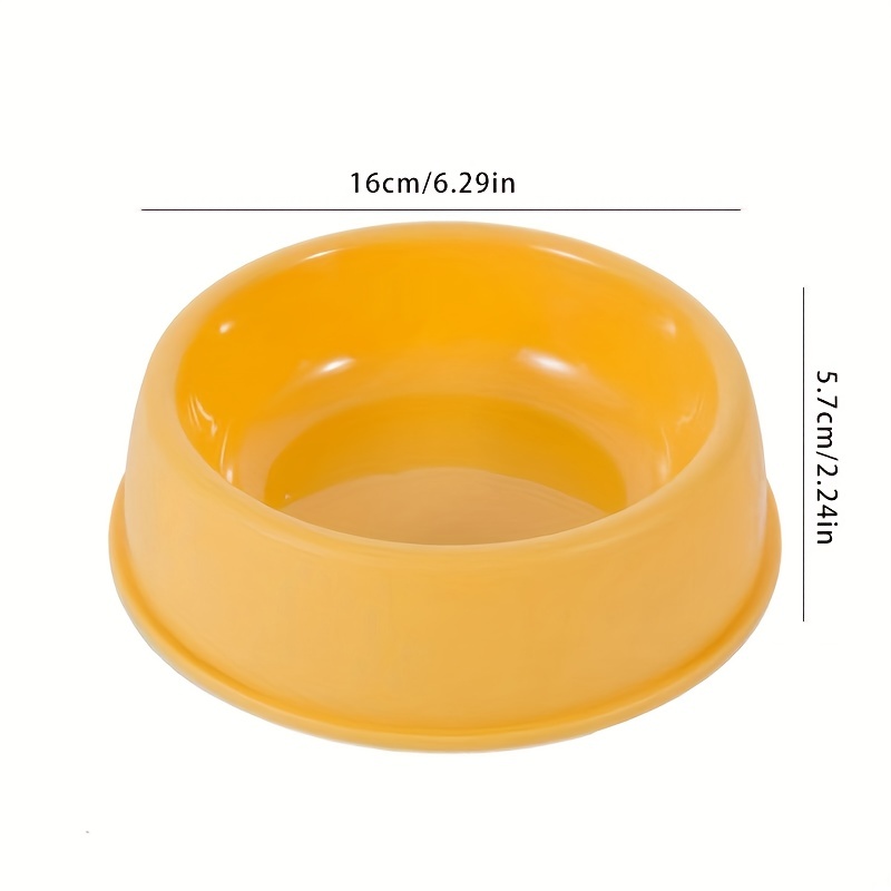 Plastic Paw Print Dog Bowl, Pet Dog Food Bowl Water Bowl, Anti-overturning  Dog Feeding And Drinking Basin - Temu