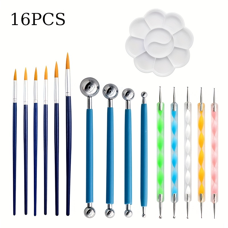 Mandala Dotting Tools Set Rock Painting Kit Nail Art Craft Pens Paint  Brushes Stencil Supplies For Adults & Kids From Chinabrands, $14.58