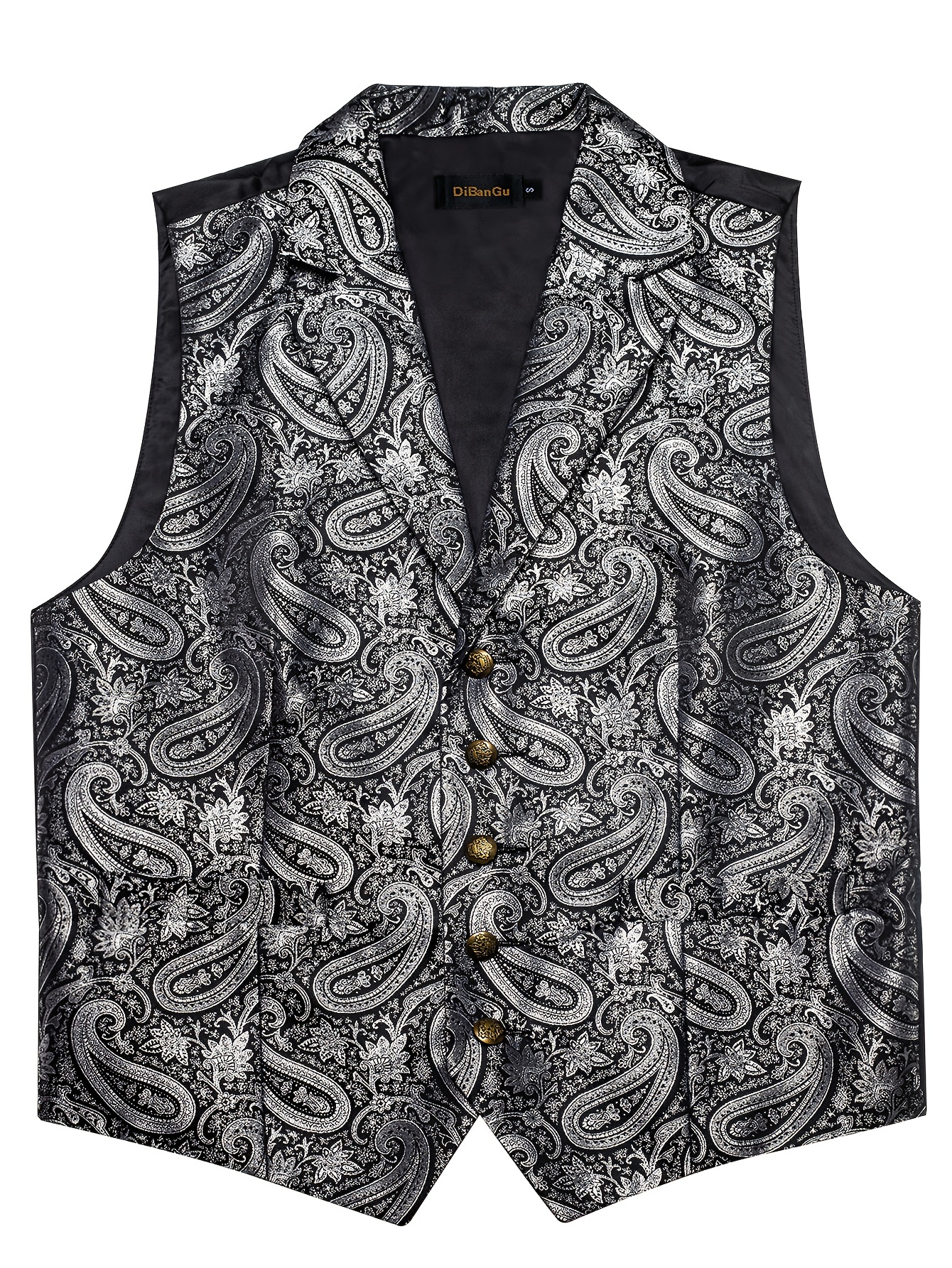 Grey paisley clearance waistcoat