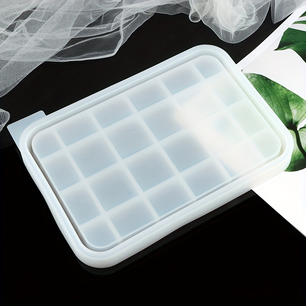Image of 1pc Resin Tray Silicone Mold, Rectangle Rolling Tray Molds For Resin, Sturdy Silicone Tray Molds With Edges, Large Rolling Tray Molds For Epoxy Resin, Holder, Home Decoration
