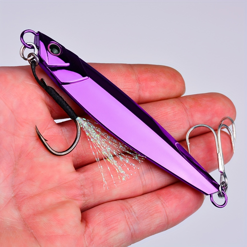 Colorful Metal Spoon Jigs Hooks Electroplated Fishing Lures - Temu Japan