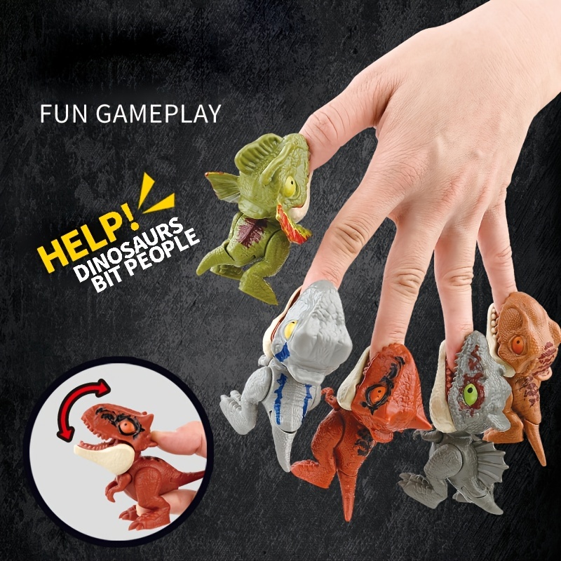 Dinosaur Toys Bite Hand Simulation Finger Animal Model - Temu