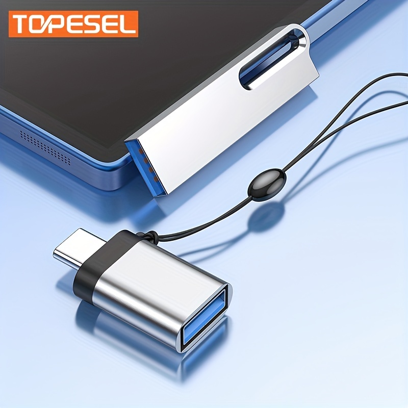Adaptateurs USB C (Lot de 4), Adaptateur USB C vers USB 3.0 OTG, Adaptateur  Micro USB vers USB C Compatible avec MacBook Pro, Samsung Galaxy