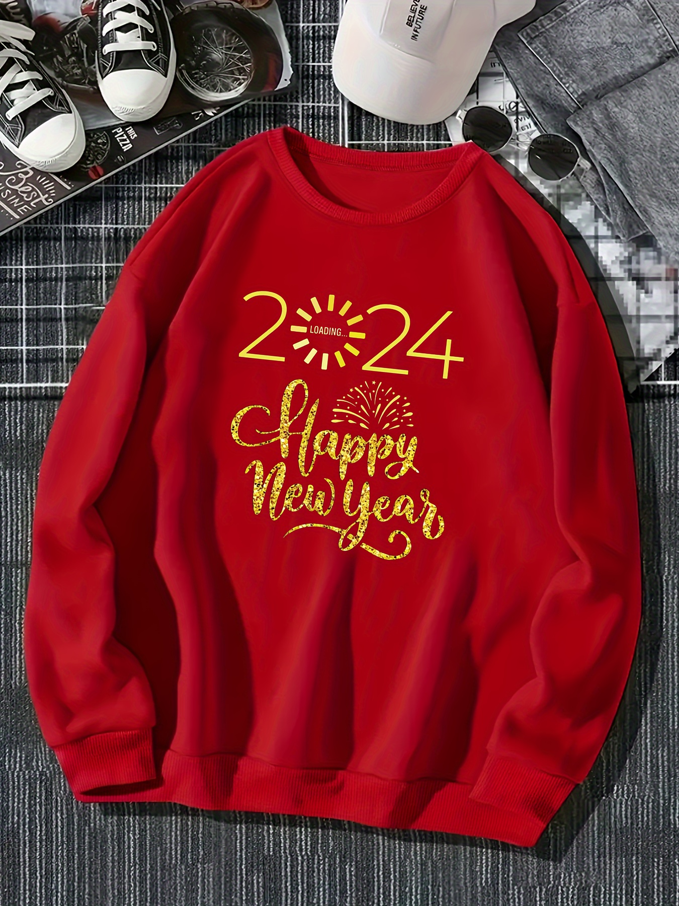 Tavimart Eagle Graphic Sweatshirt Women Winter Streetwear Fashion Letter Print Pullover Tops Simple Casual Hooded Sweatshirts Lady