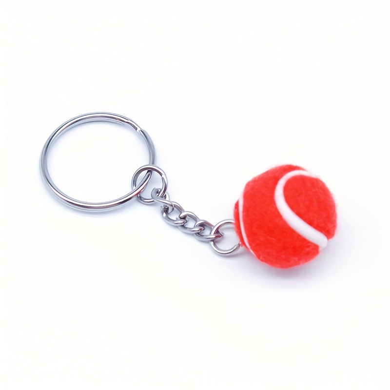 1pc/2pcs Amo Portachiavi Tennis Uomini, Mini Portachiavi Tennis