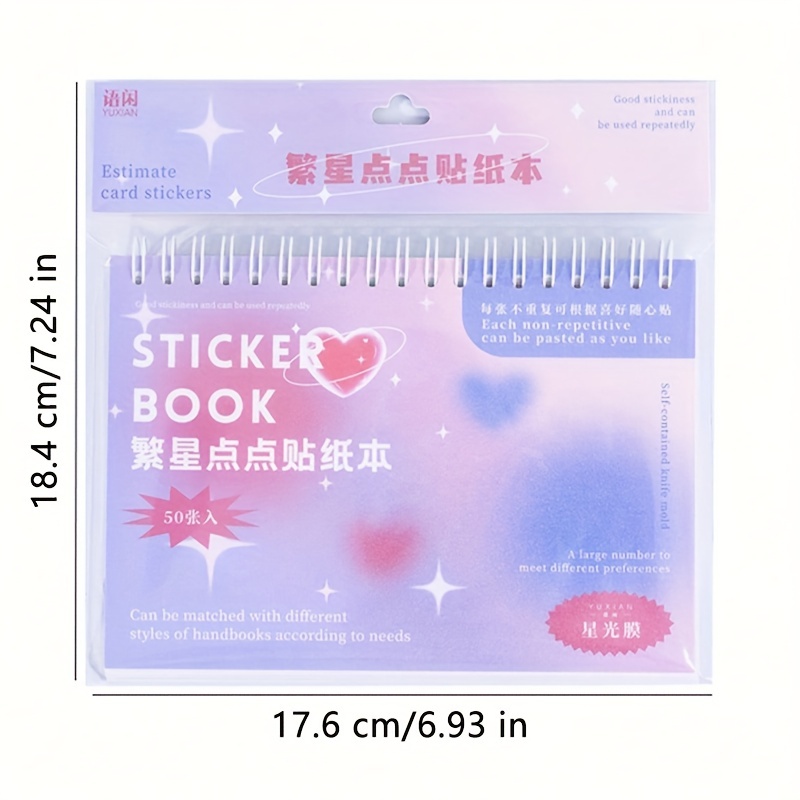 Goo Card Sticker Storage Box Kit Rich Patterns Kawaii Hand - Temu