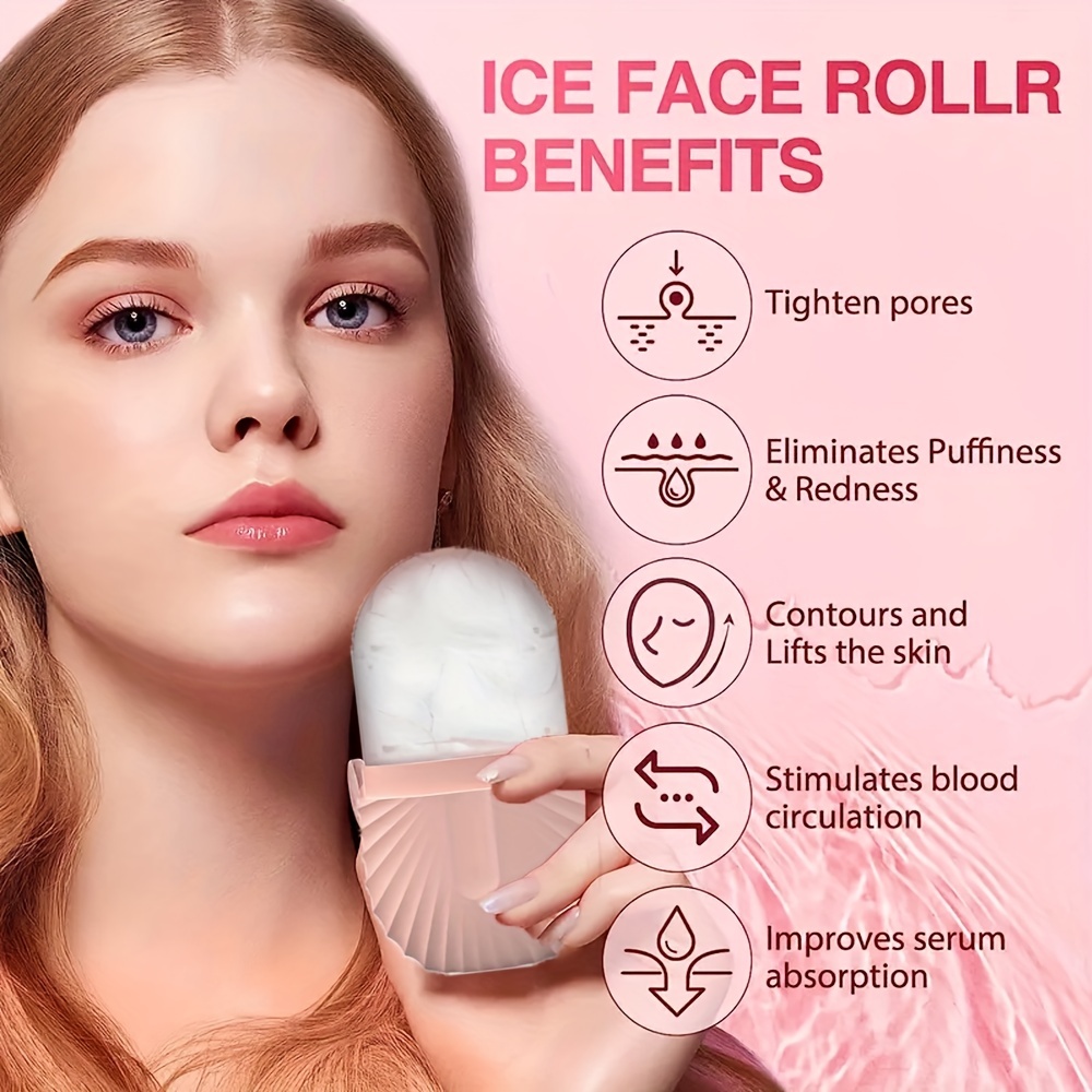 Ice Face Roller Ice Roller Face Eye Puffiness Relief Facial - Temu