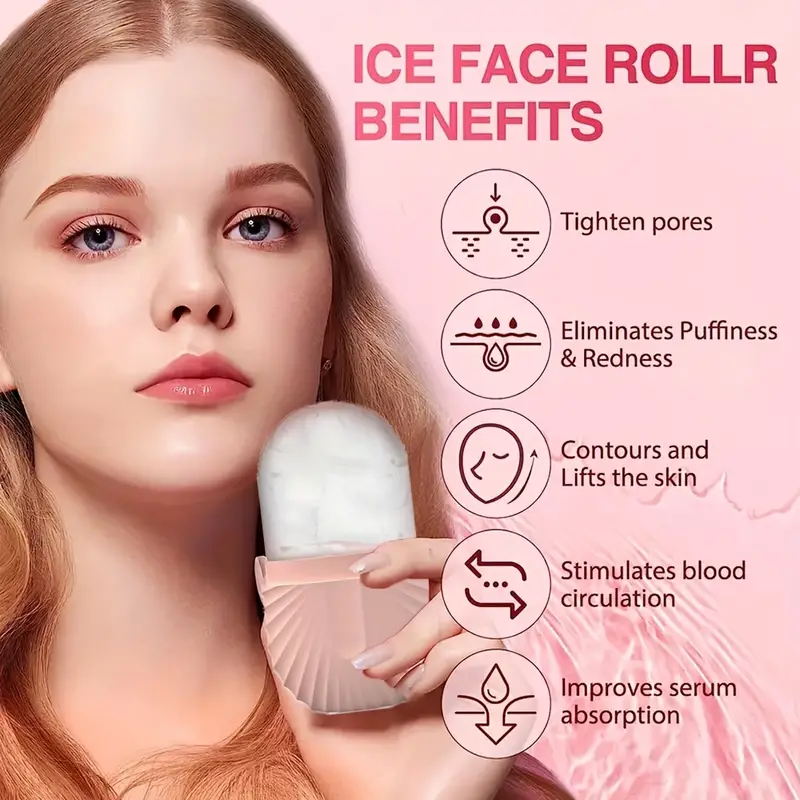 Ice Face Roller Ice Roller Face Eye Puffiness Relief Facial - Temu Germany