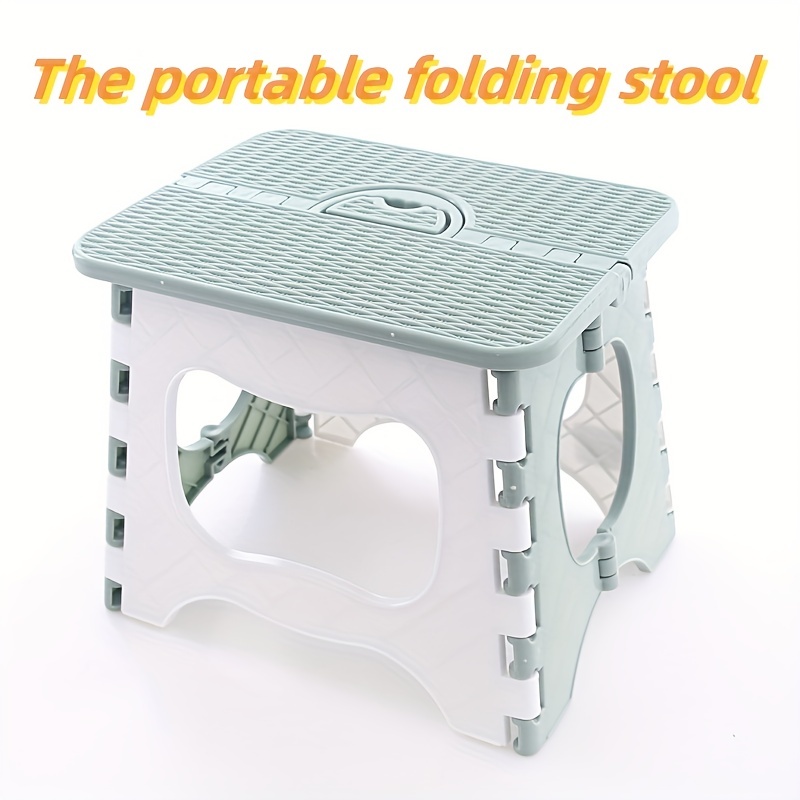 Portable Foldable Stool Plastic Stool For Trains Camping Picnic