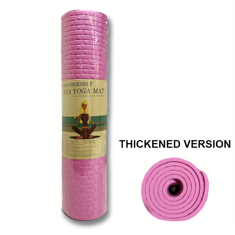 1pc Basic Yoga Mat For Exercise, Multicolor