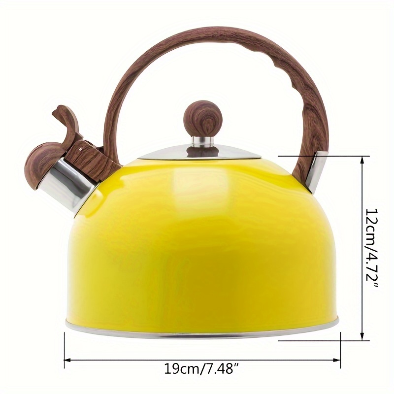 Tea Kettle Stovetop Whistling Whistle Water Kettle Fast Boiling Stainless  Steel Tea Pots for Boiling water