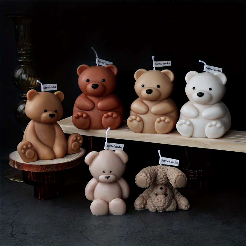 Multisize Lovely Seated Fat Bears Upside Baby Bear Candle - Temu Australia