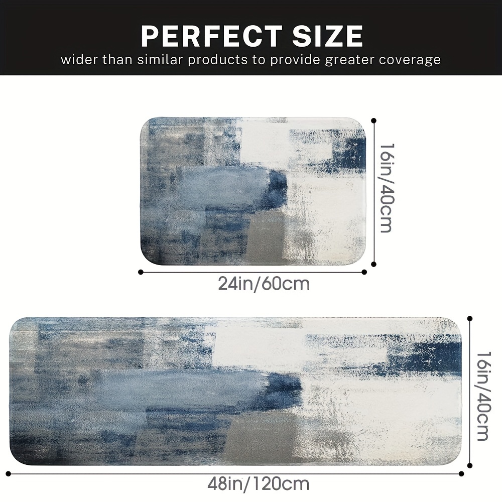 Free Shipping on 2' x 3' 2PCS Morden Waterproof Abstract Non-slip