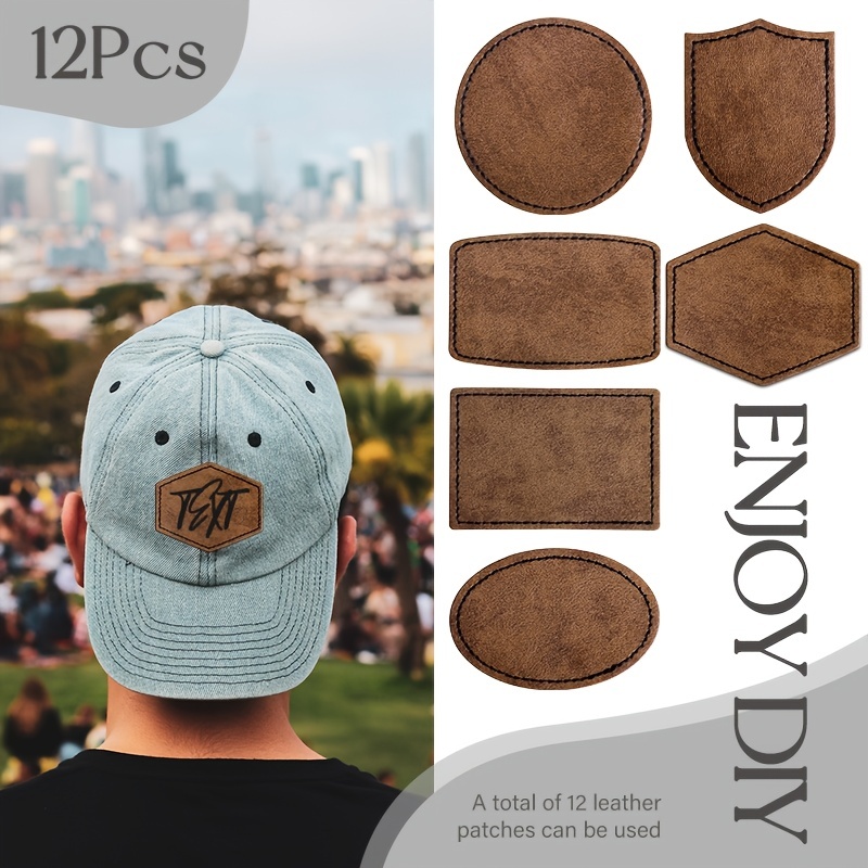 Faux Leather Leatherette Patches (2) - PFL2 - IdeaStage Promotional  Products