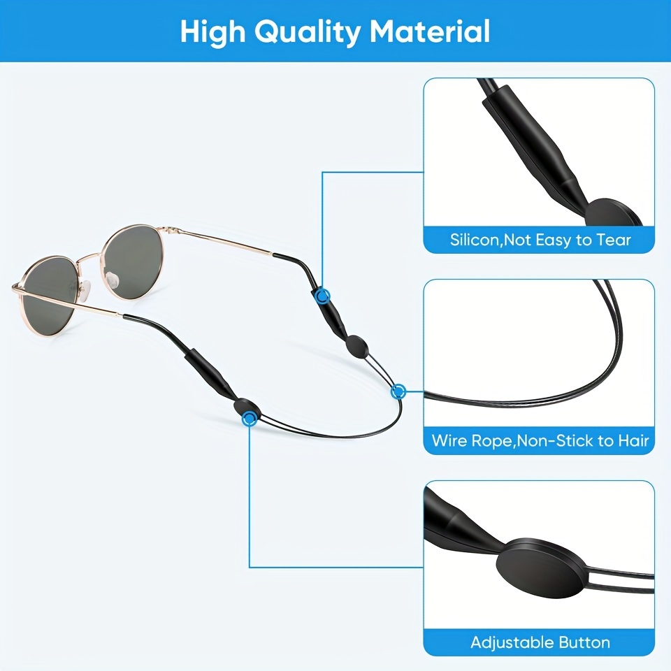 Adjustable Glasses Strap No Tail Anti slip Eyeglasses Strap - Temu