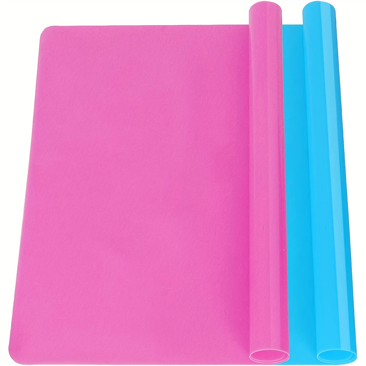  Silicone Mats for Crafts 2 Pack Large Silicone Craft Mat  Nonstick Silicone Sheet for Resin Jewelry Casting DIY Art Nail Painting Mat  Multipurpose Table Protector Mat Silicone Placemat, 15.75 x 11.81 
