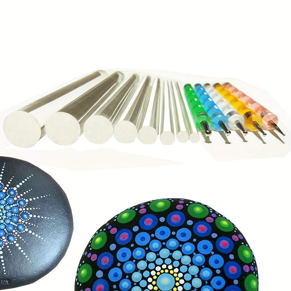 Mandala Tool Rock Painting Diy Doodle Acrylic Paint Dot Pen - Temu