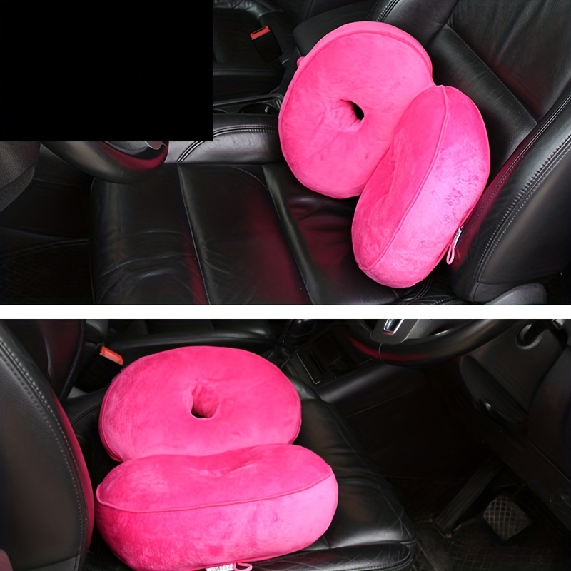 Office Chair Car Seat Cushion Memory Foam Heightening Butt Hip Pillow Cover