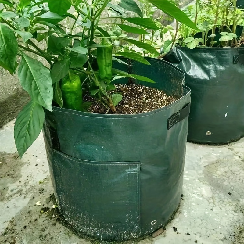 Potato Grow Bags 10 Gallon Thick Pe Fabric Pots For - Temu