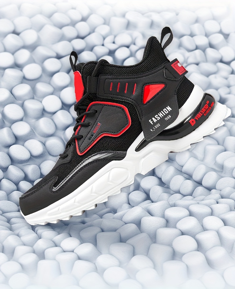 Zapatillas Chunky de Moda para Hombre - Duraderas y Absorbentes de Impactos - Cómodas con Diseño Antideslizante y Cordones para Aventuras al Aire Libre - Ideales para el Uso Diario de los Hombres