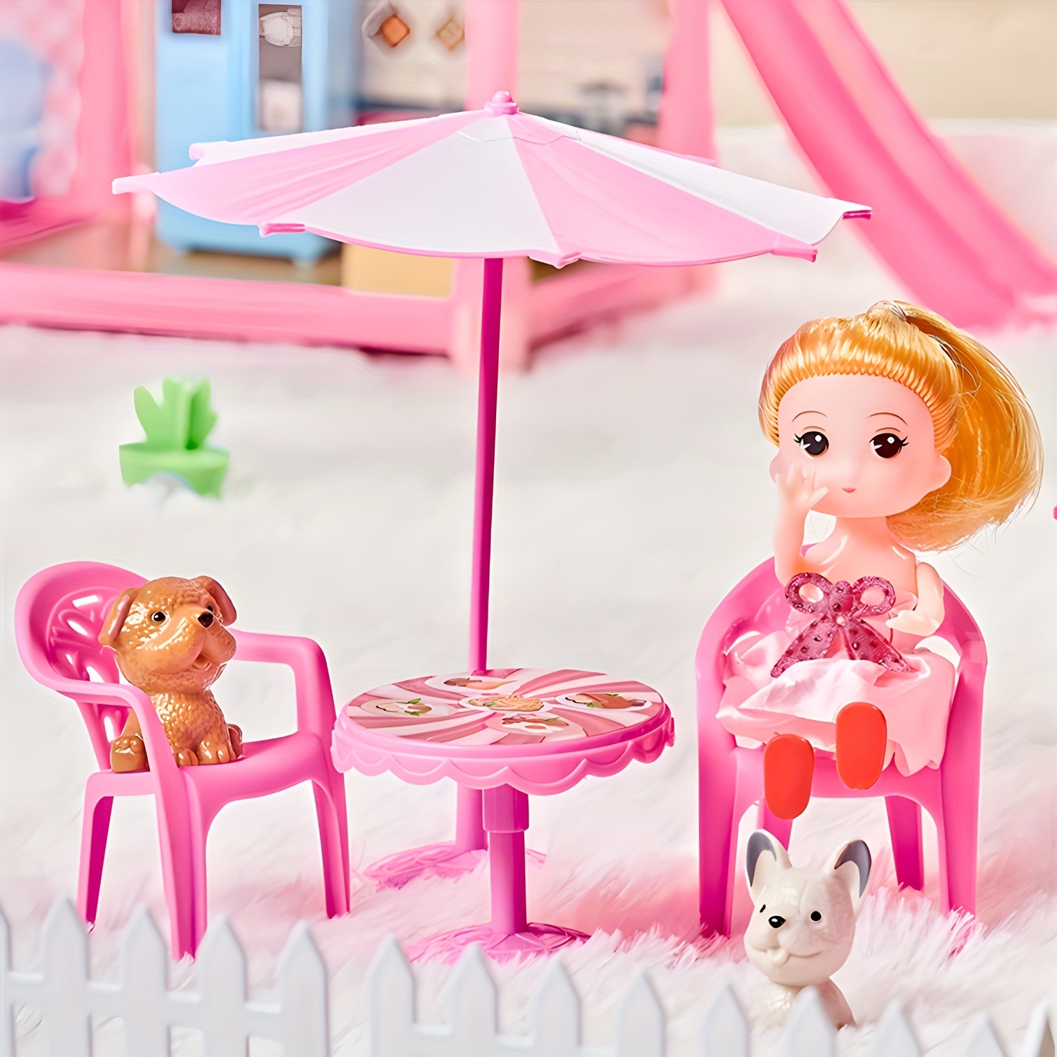 Children's Toy House, Girl Princess Villa Castle, Girl Doll Game House,  Equipped With Self-designed Furniture Accessories - Suitable For Birthday  Gifts For Girls! Thanksgiving/christmas Gifts - Temu New Zealand