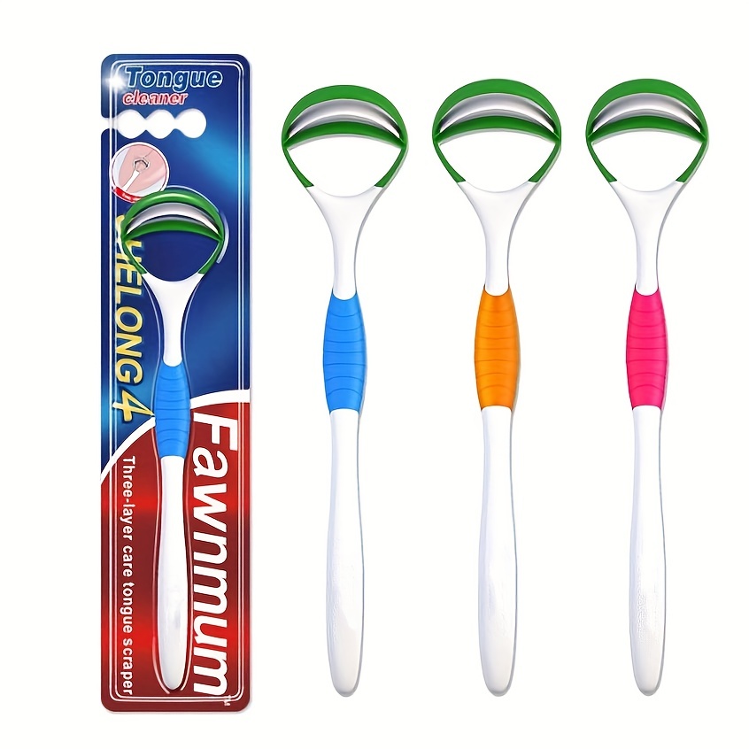 Double sided Silicone Tongue Cleaner: Get A Fresher - Temu