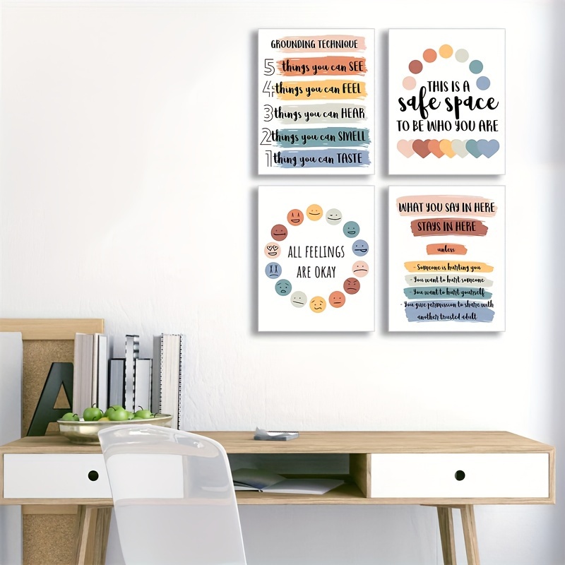 Mental Health Posters Anxiety Therapy Counseling Posters Temu United